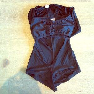 Black Bodysuit with Hood
